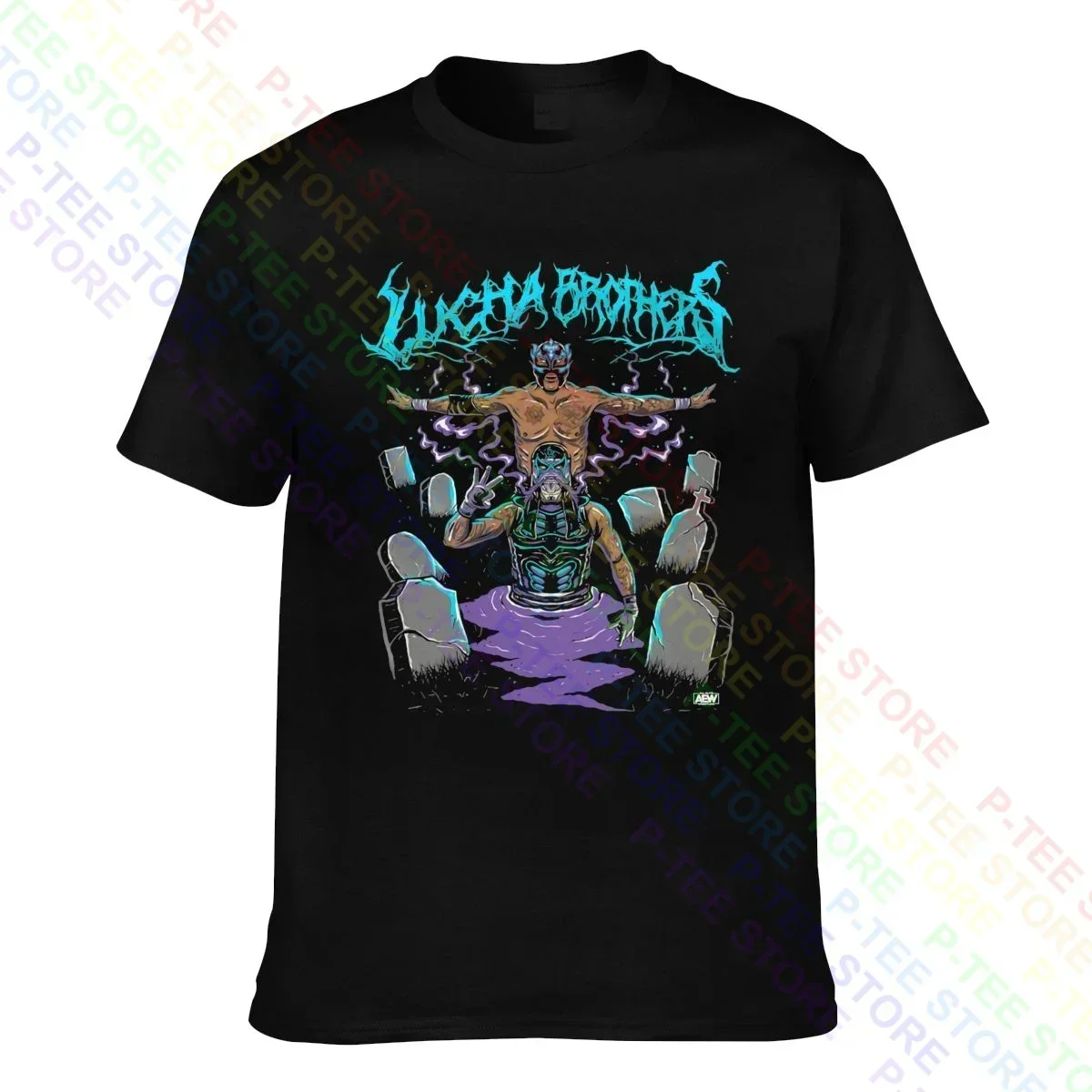Aew All Elite Wrestling Lucha Brothers The Graveyard T-shirt Tee Shirt Best Hot Deals