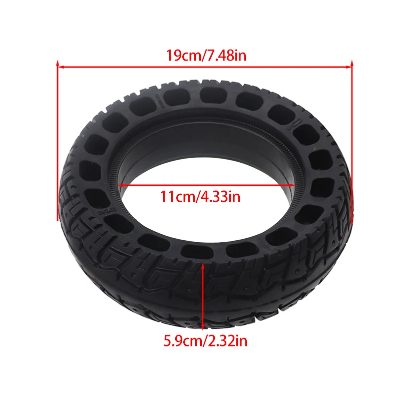For Suitable For Small Wear-Resistant Rubber Tire Heavy Duty Handcart 200x60 Honeycomb Solid Tire