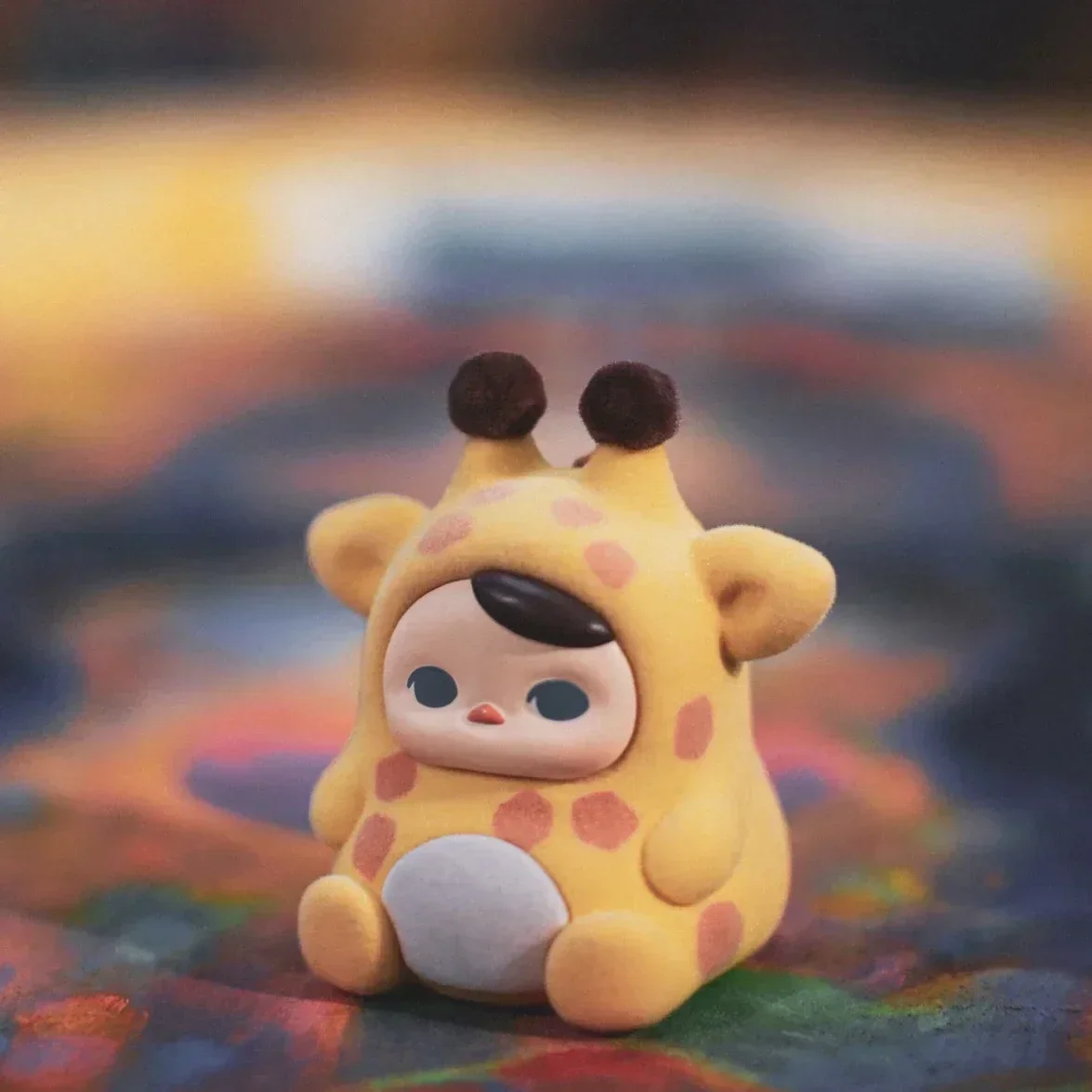 

POP MART Pucky Animal Beanie Anime Action Figure - Mystery Blind Box Cute Model Toy for Birthday Gift