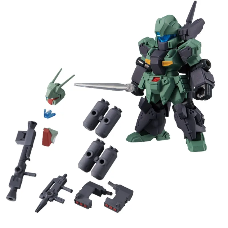 Bandai-figuras de acción originales de Gundam para niños, Kit de modelos de Anime, Gashapon MSE 06 V2ab, GUNTANK, Jegan, juguetes, regalos