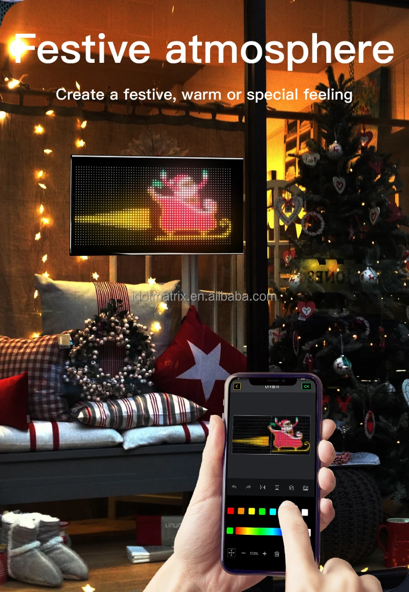 32*64 تصميم مجاني قابل للبرمجة APP التحكم Led اسم الشعار تسجيل لوحات مصفوفة Led مرنة الإعلان شاشة Led للإعلان