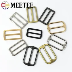 5/10Pcs 25/32/38/50mm Metal Buckles Bag Tri Glide Ring Buckle Webbing Straps Belt Adjuster Clasp Hooks DIY Hardware Accessories