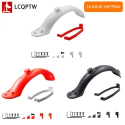 For Electric Scooter Xiaomi M365 1S Pro Fenders Wings Plastic Rear Mud Guard Support Protection Parts with Screws Rubber Stopper