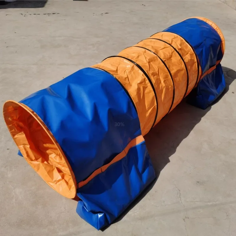 24inch Dog Agility Tunnel Sandbag Agility Training Play Anti-Slip Dog Tunnel With Carry Bag