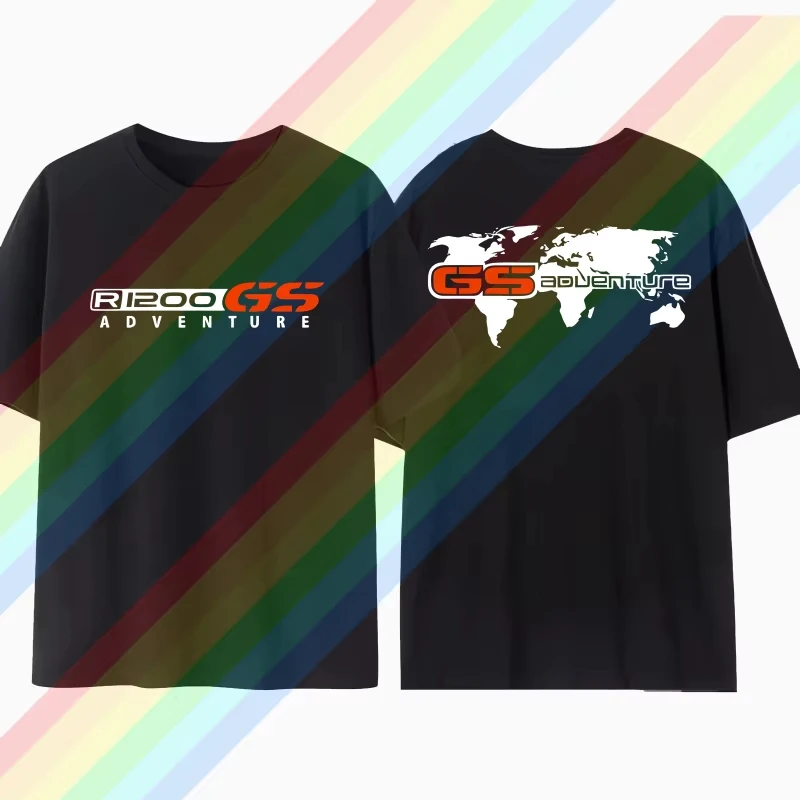 

2025 Men T Shirt Casual Gs 1200 Gs 1250 Adventure Motorcycle T-shirt Graphic Oversized Comfortable Streetwear S-3XL Cool Tee
