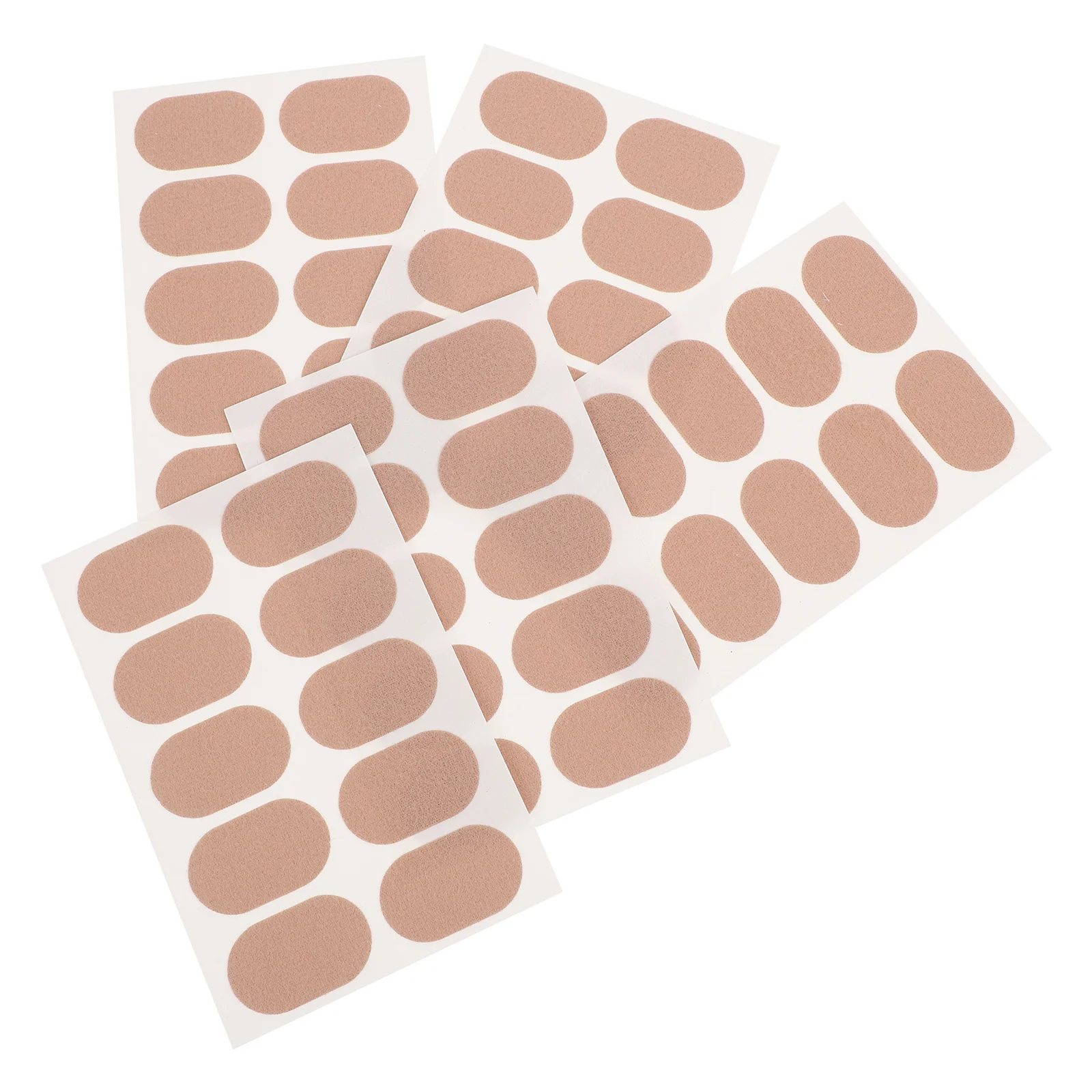 

5Pcs Heel Patches Skin Color Wear-Resistant Foot Stickers Protective Anti-Wear Heel Stickers for Blister Prevention