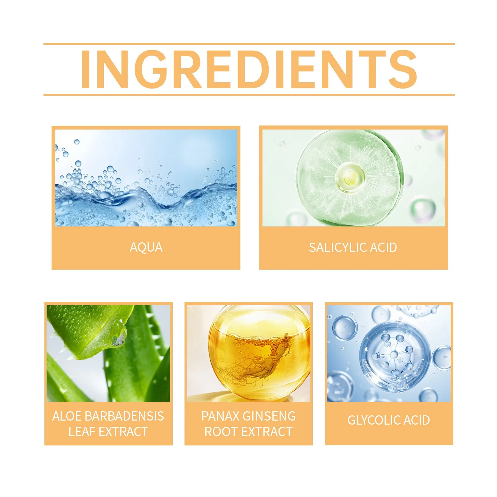 تونر مقشر بحمض الجليكوليك 7% 100 مل - محلول حب الشباب للعناية بالعشب وتقليل المسام وتفتيح البشرة وتقشير لطيف