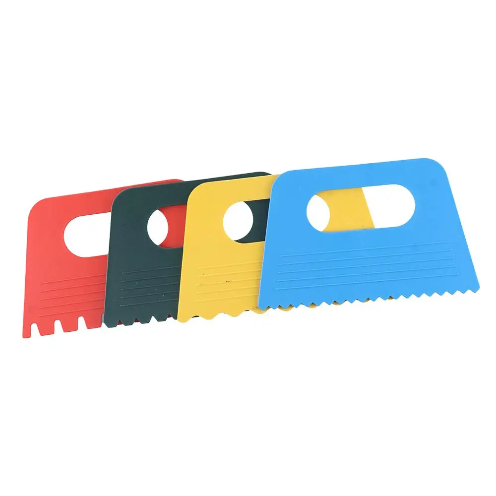 4 Pack Plastic Scrapers, Paint Scrapers Scraper Sculpture Tool Pottery Tools