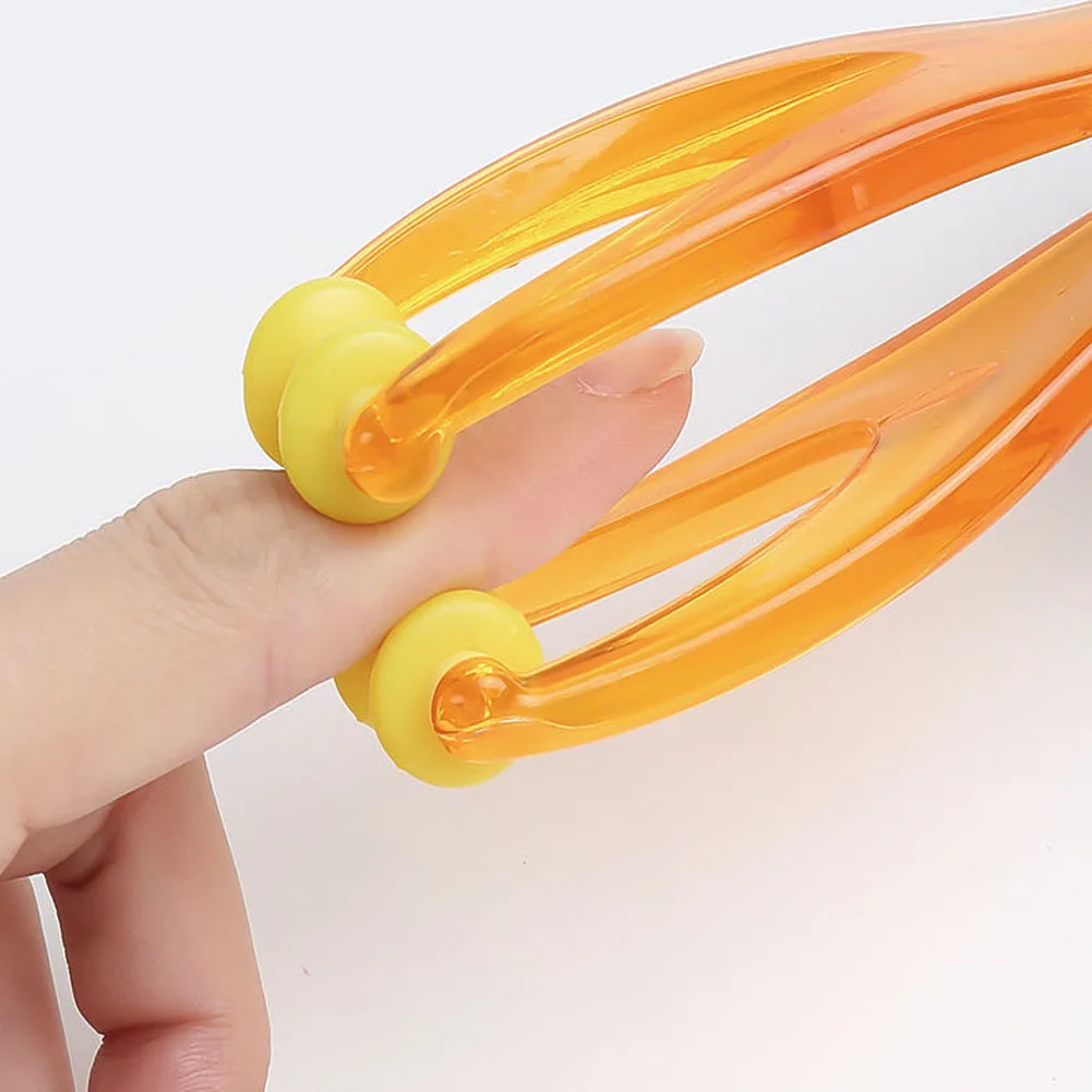 1/2/3/5PCS Finger Massager Roller With Elastic Handle Featuring 360° Roller Clip‑on Design for Hand Meridian Relief