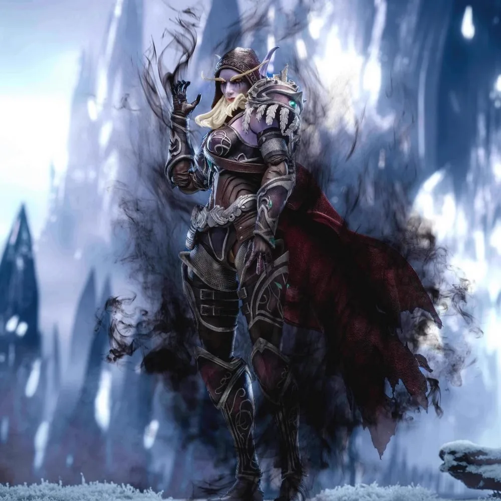 オリジナル グレイナイト 1/10 コレクタブルフィギュア オークの守護者 ホードの女王 No.O7 影の女王 8インチ 女性兵士 アクションフィギュア