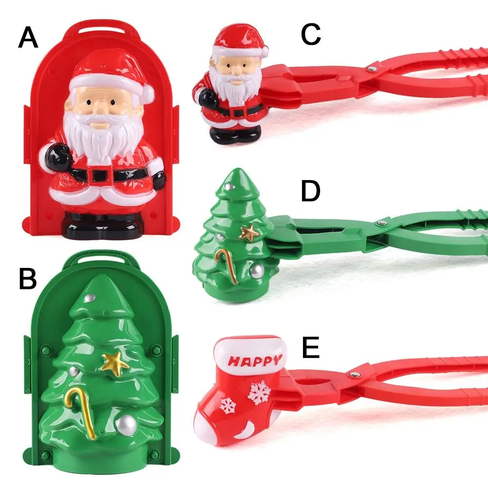 Sport Gitfs Ball Clip Schneeball Maker Santa Claus Spielzeug Schneeball Gerät Schneeball Kampf Schnee Werkzeuge Clip Form