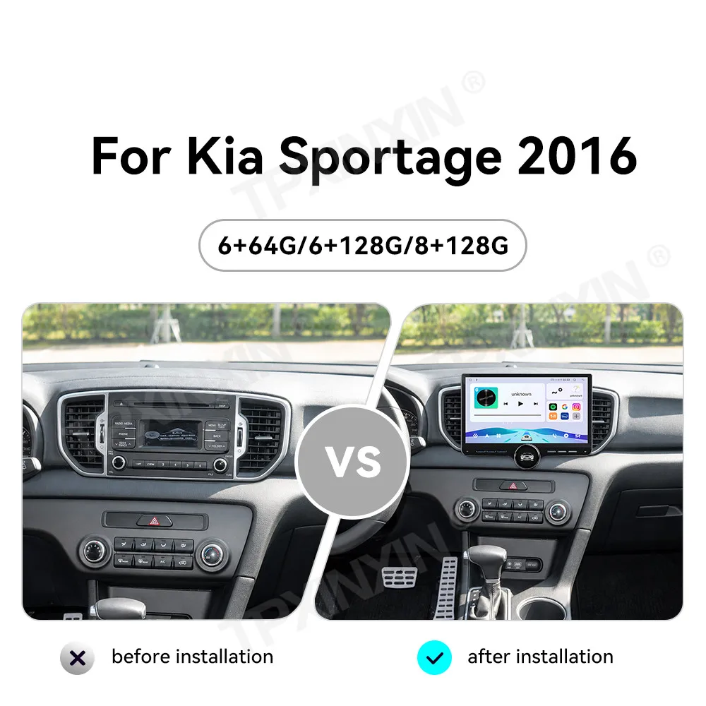 For Kia Sportage 2016 Android Car Radio Multimedia Video Player Wireless Carplay Autoradio Stereo GPS Navigation Head Unit