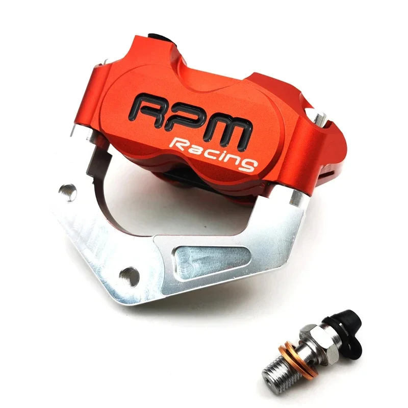 Disc Brake Caliper Moto Front 4 Piston Radial Mounting 82mm RPM For Yamaha Kawasaki Scooter Rsz Jog Force Dirt Bike GROM