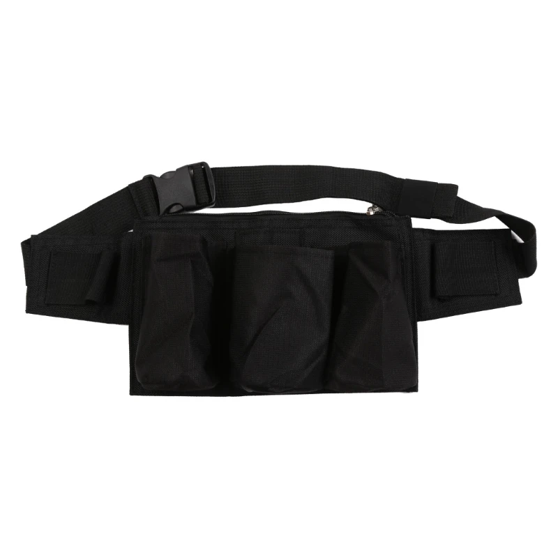 DONG Portable Gardening Tool Belt Pockets Storage Waist Workshop Restaurant Housekeeping Cleaning Storage Bag