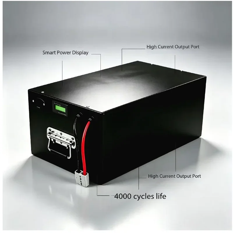 24V LiFePO4 Battery Pack 100Ah-600Ah, Built-in Smart BMS Protection. Deep Cycle Rechargeable Lithium Battery, Stable Power Suppl