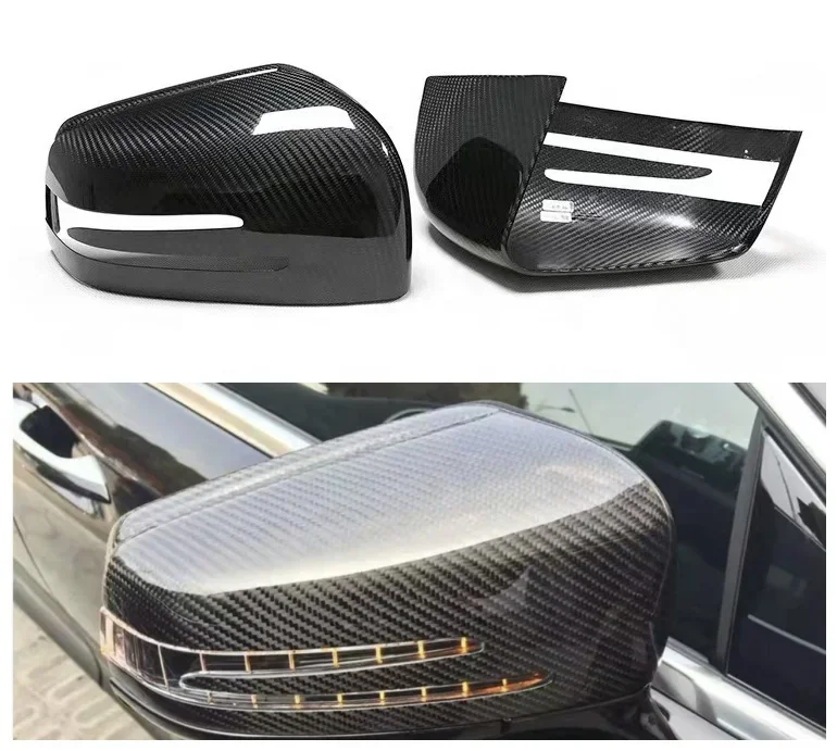 Hot selling Side Mirror Cover For Mercedes  GLS Class Real Dry Carbon Fiber Side Rearview Mirror Cover car parts