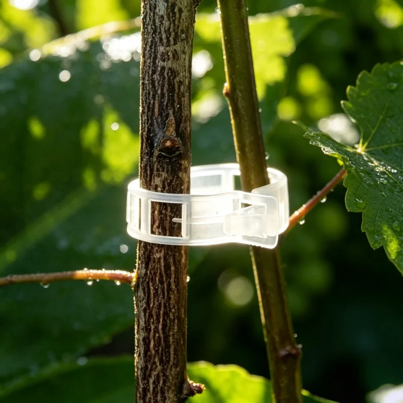 Plant Support Clips Reusable Plastic Vine Fixing Clips Tomato Grape Vegetable Stem Holder Buckle Garden Plant Securing Tool