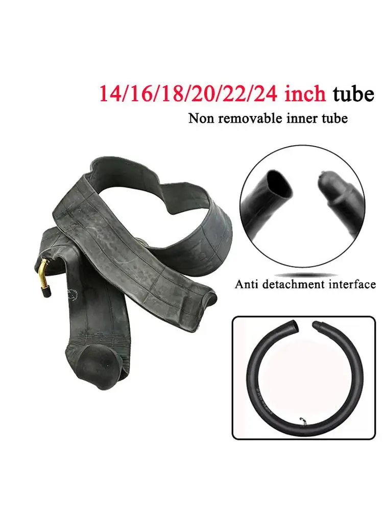 AliExpress NONE CST-C-Type Inner Tube for Electric Bike, Curved and Straight Mouth, 14 in, 16in, 18 in, 20 in, 22 in, 24in 14X2.125/2.50