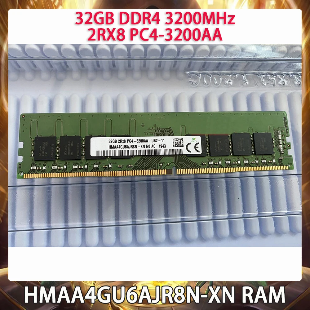 

32 ГБ DDR4 3200 МГц 2RX8 PC4-3200AA ОЗУ для SK Hynix HMAA4GU6AJR8N-XN Настольная память