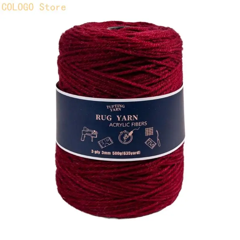 Thick And Strong Acrylic Yarn Bundles Suitable For Tufting Crafting And Artistics Home Designs D0LD