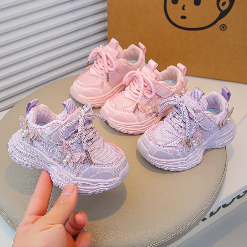 2026 Children Casual Shoes for Girls Boys Autumn New Fashion Korean Style Soft Bottom Anti-slippery Versatile Outside Sneakers