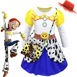 Girls Dresses Cartoon Toy And Beyond Jessie Halloween Costumes Toddler Party Birthday Wedding Vestidos Cosplay Kids Cow dress