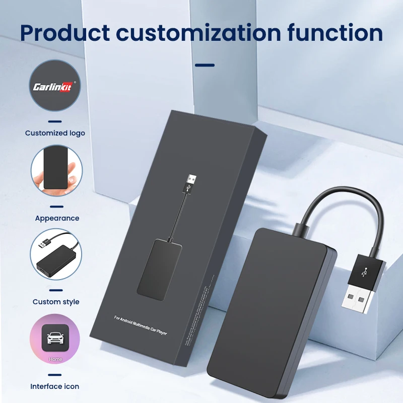 Carlink Cpc200 Ccpa نظام أندرويد للسيارات سلكي إلى لاسلكي Carplay Usb Dongle Ai Box محول تشغيل السيارة صندوق أندرويد للسيارات