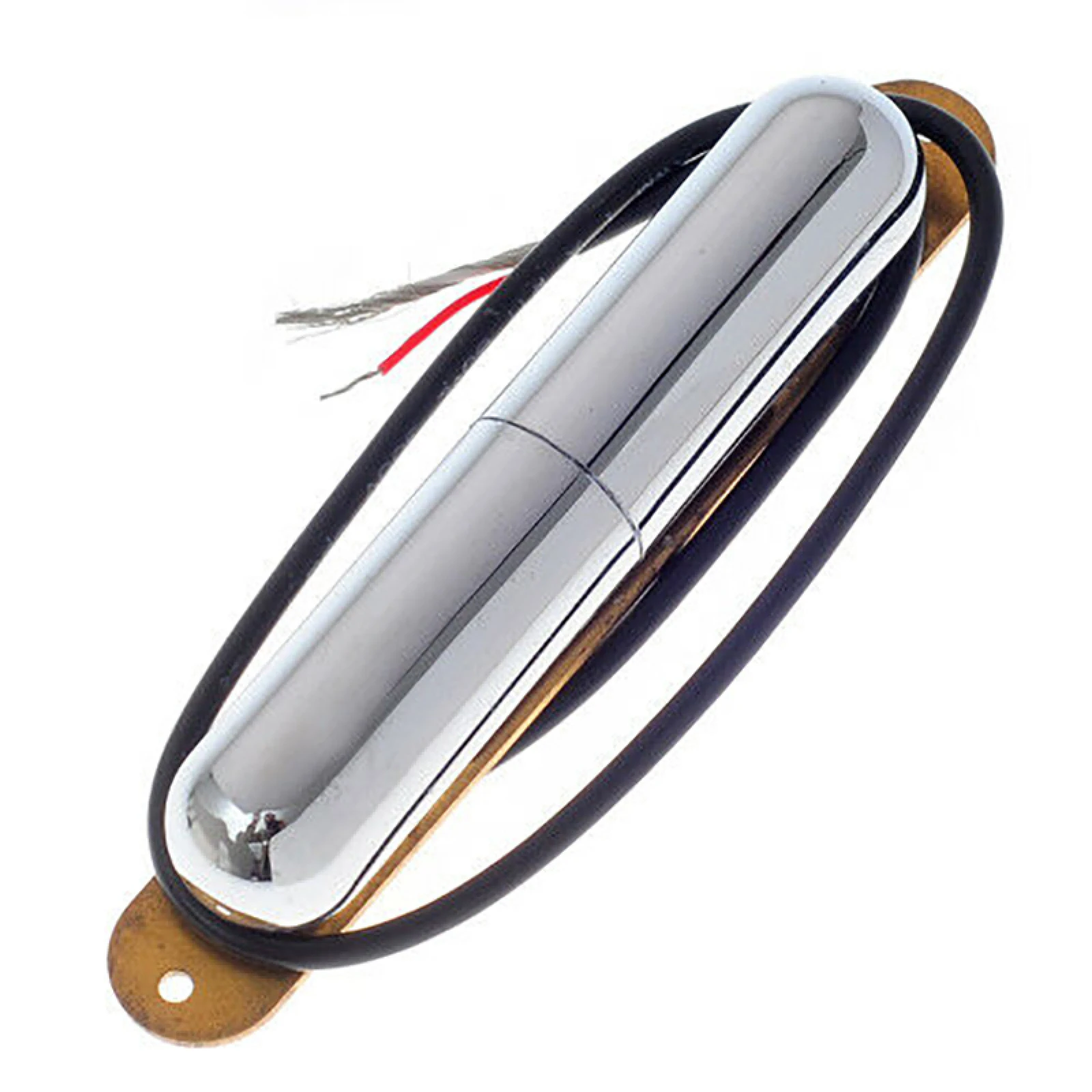 أنبوب أحمر شفاه جيتار كهربائي مطلي بالكروم ملف واحد لجيتار أداء موسيقى عالي الجودة