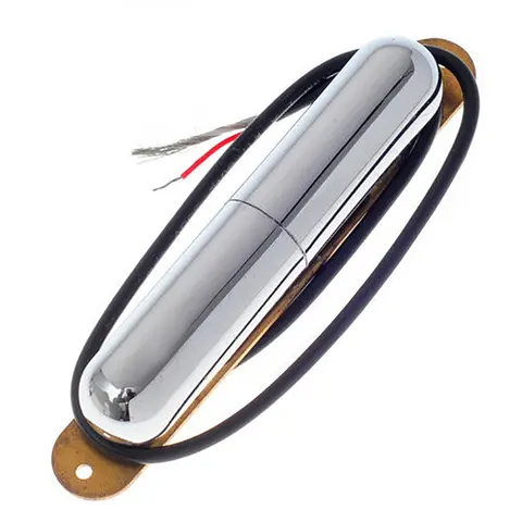 Chrome Plated Pickup Electric Guitar Lipstick Tube Single Coil for Bass High Quality Music Performance Guitar