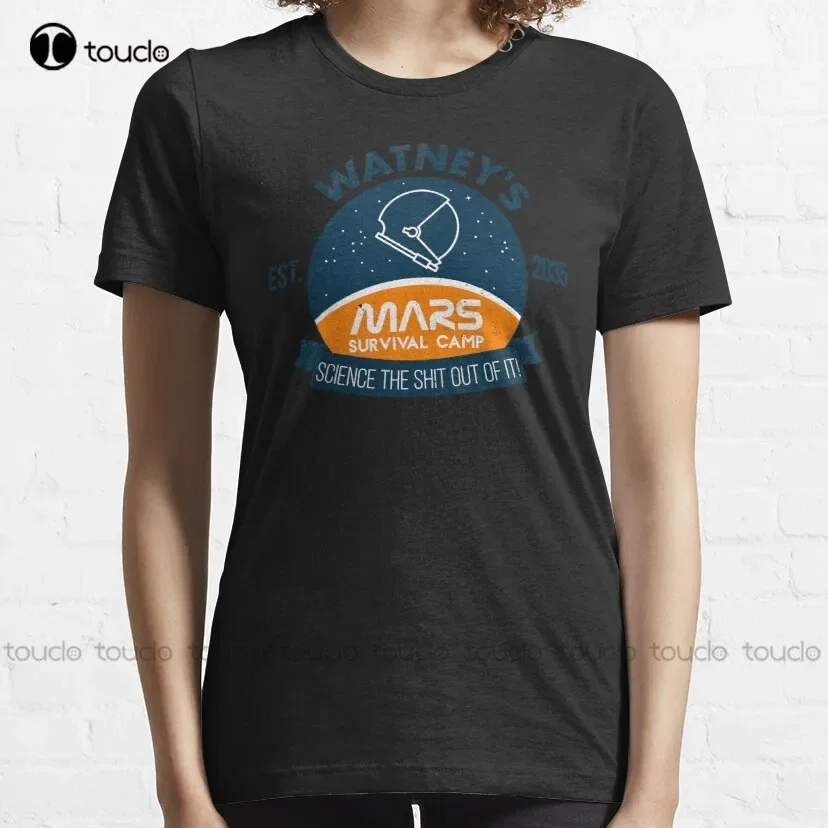 Watney's martian survival camp T-Shirt yellow shirt Custom aldult Teen unisex digital printing xs-5xl All seasons cotton
