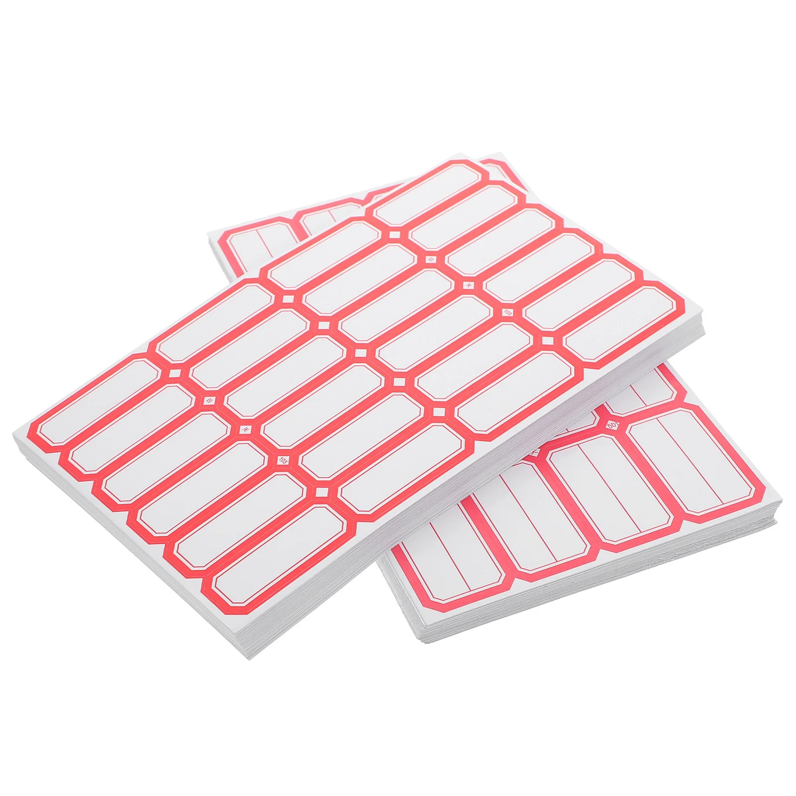 136 Sheets Self-Adhesive Handwriting Label Stickers for Office Home Use Portable Multi-Function Price and Product Sticky Labels