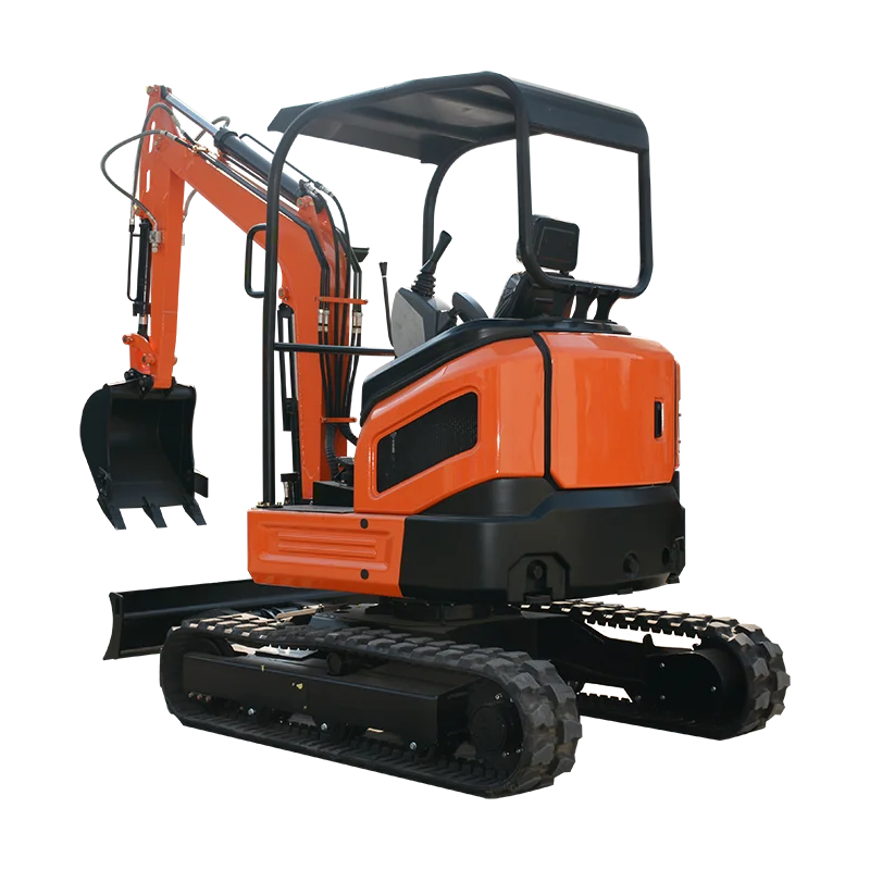 รถขุดติดตามแบบกําหนดเองสําหรับฟาร์มใช้จัดส่งฟรีรถขุดขนาดเล็กเครื่องยนต์คูโบต้าสําหรับขาย