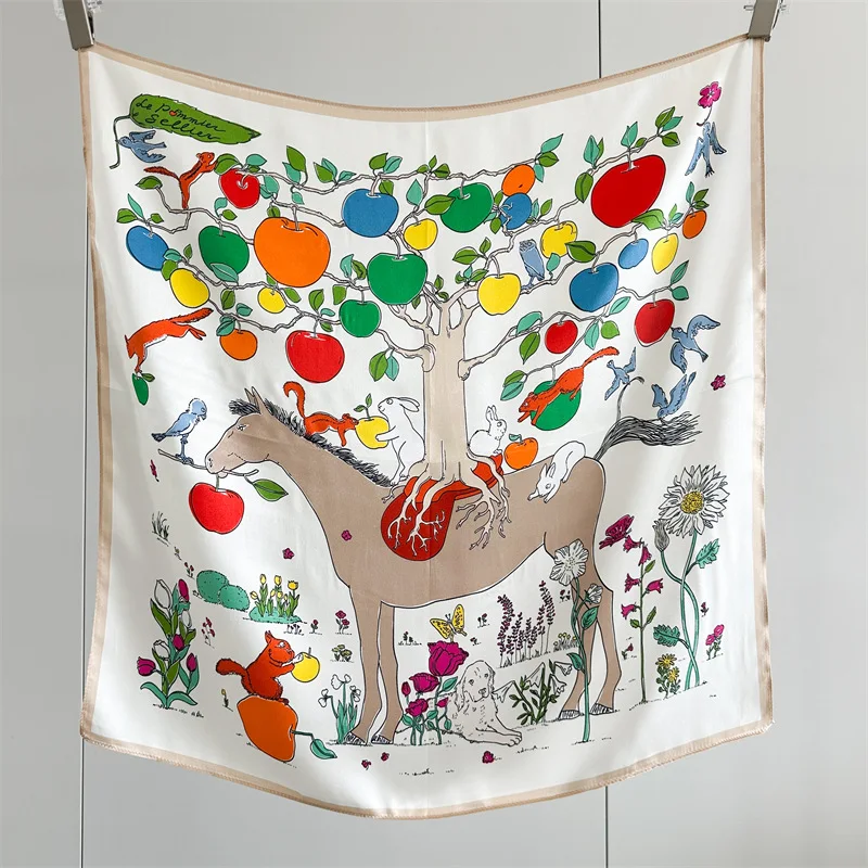 horse-silk-scarf-women-spring-summer-neck-shawl-square-head-bandanas-hair-bag-accessories-women-foulard-femme-65cm-65cm