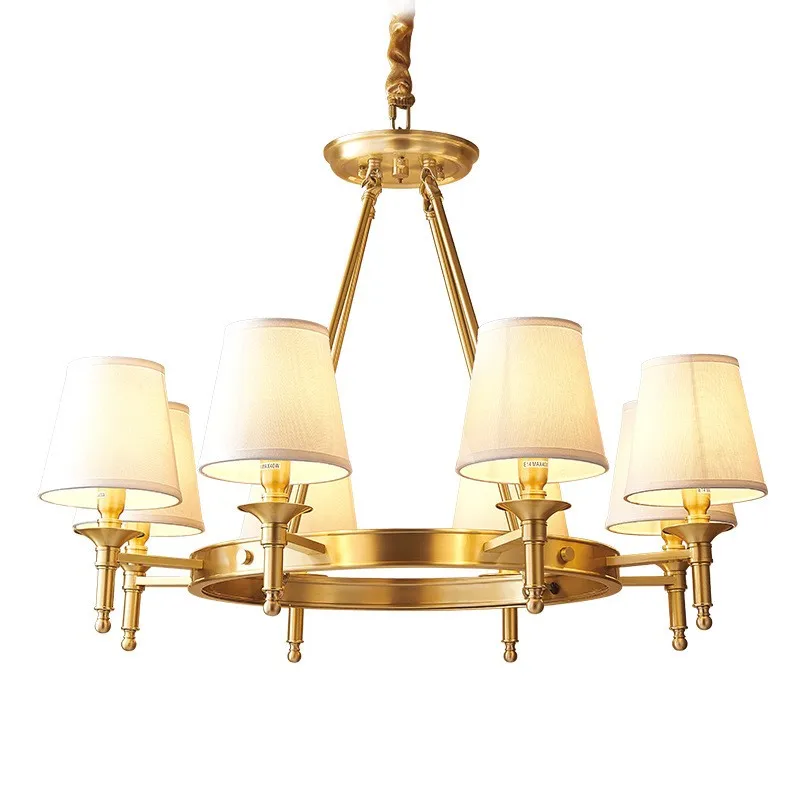 FAIRY Brass Chandeliers Lamp Contemporary Luxury LED Pendant Light for Home Living Room Bedroom Fixtures image 6