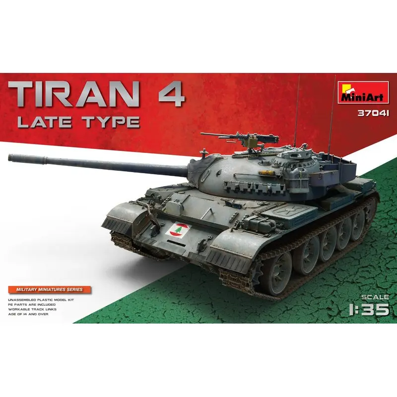 

MiniArt 37041 1/35 Tiran 4 Late Type - Scale Model Kit