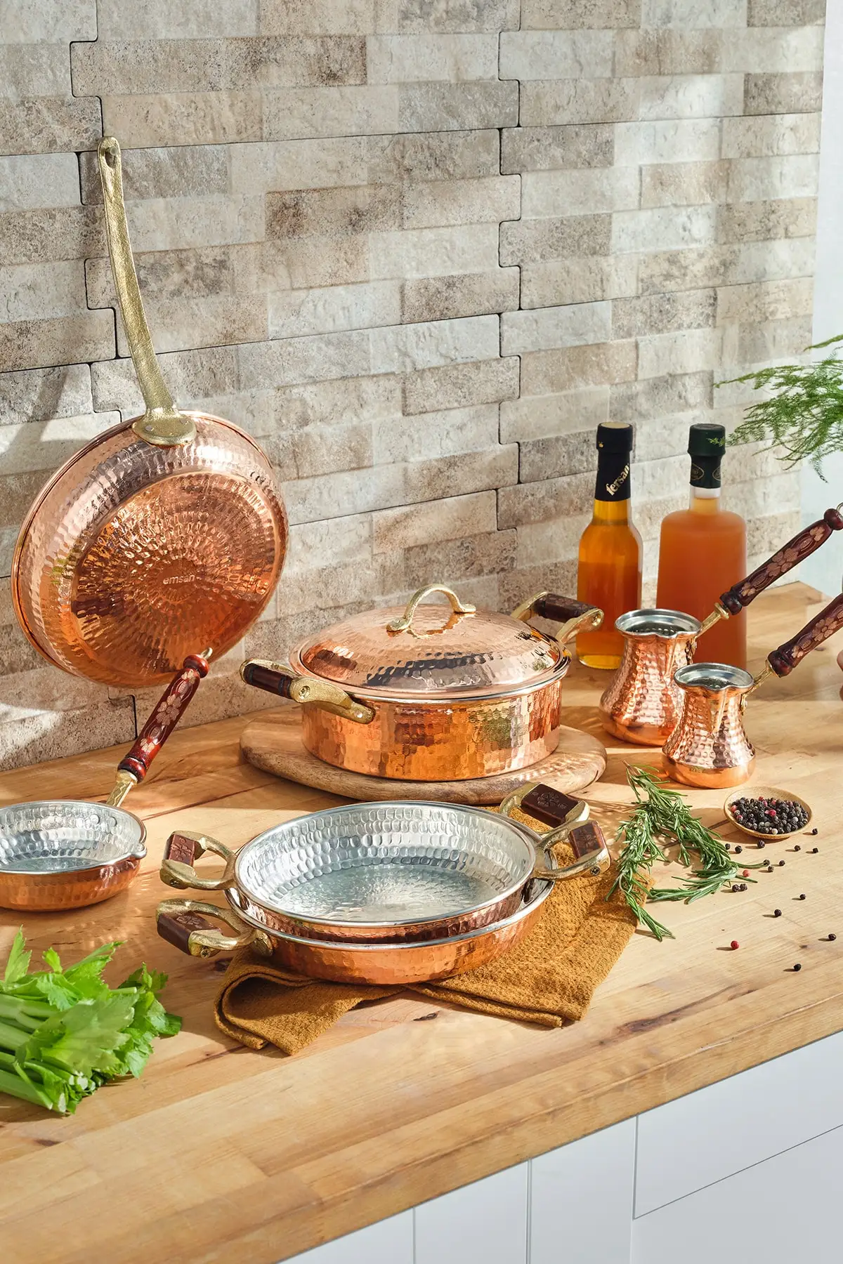 DOLBOVI Hitit 20 Cm copper Cookware Cookware Cookware Set