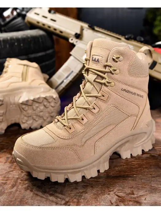 Botas táticas militares Martin para homens, sapatos de caminhada, Camping calçados esportivos ao ar livre, botas de treinamento de viagem, outono e inverno botas tacticas bota tatica militar masculina tênis masculino