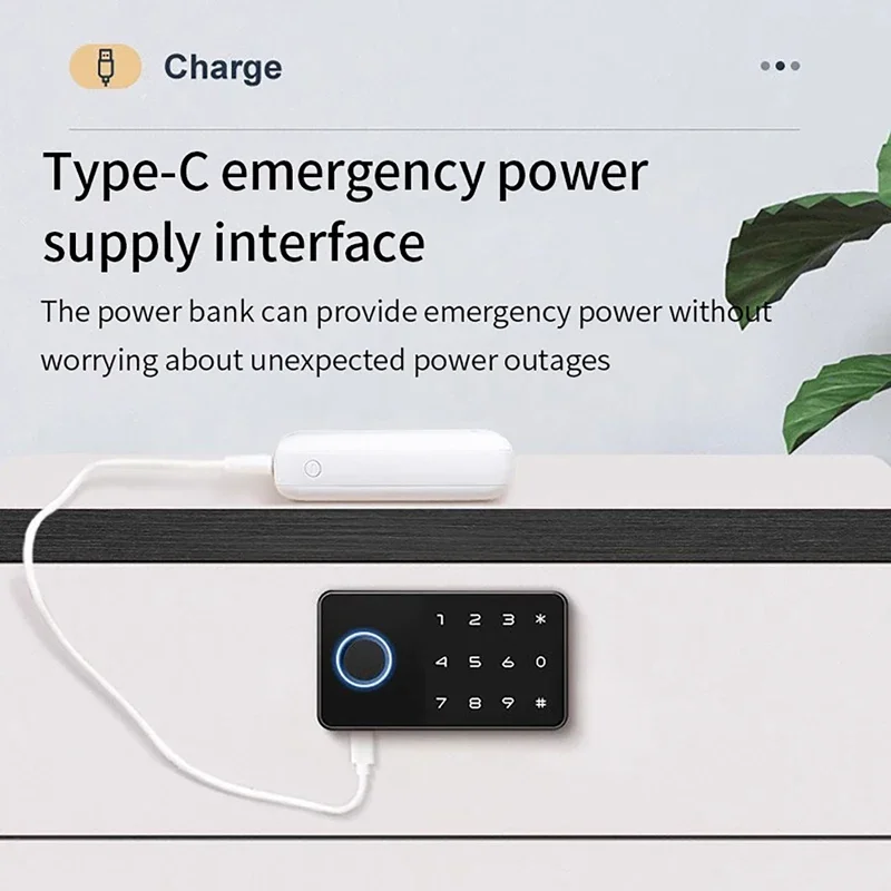 Tuya APP Smart Cabinet Lock Fingerprint and Password Unlock Invisible and Secure for Cabinet Wooden Drawer Cupboard Locker