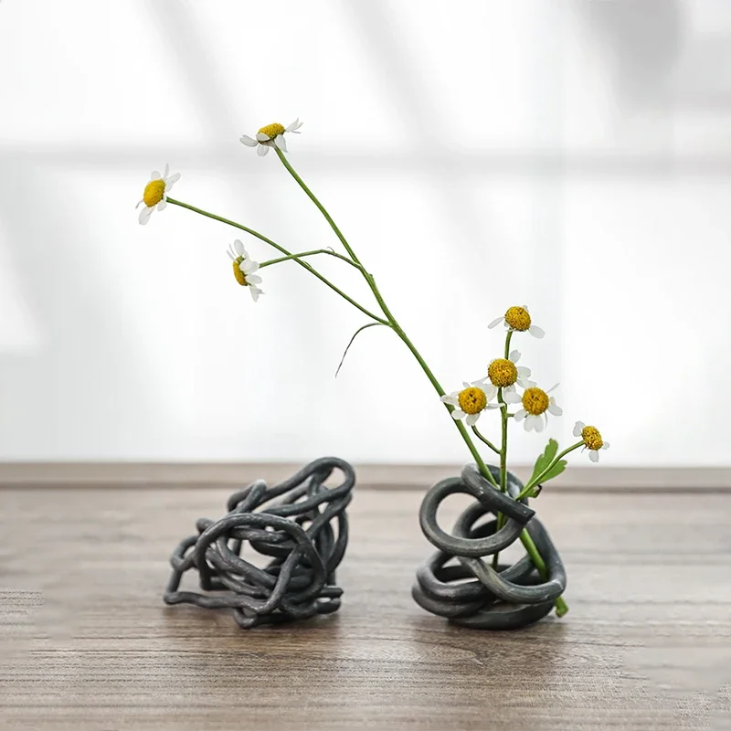 Japanese Ikebana Kenzan Flower Pot Base Holder Frog Flexible Deformable Tea Ceremony Chinese Floral Art Arranging Fixed Tool