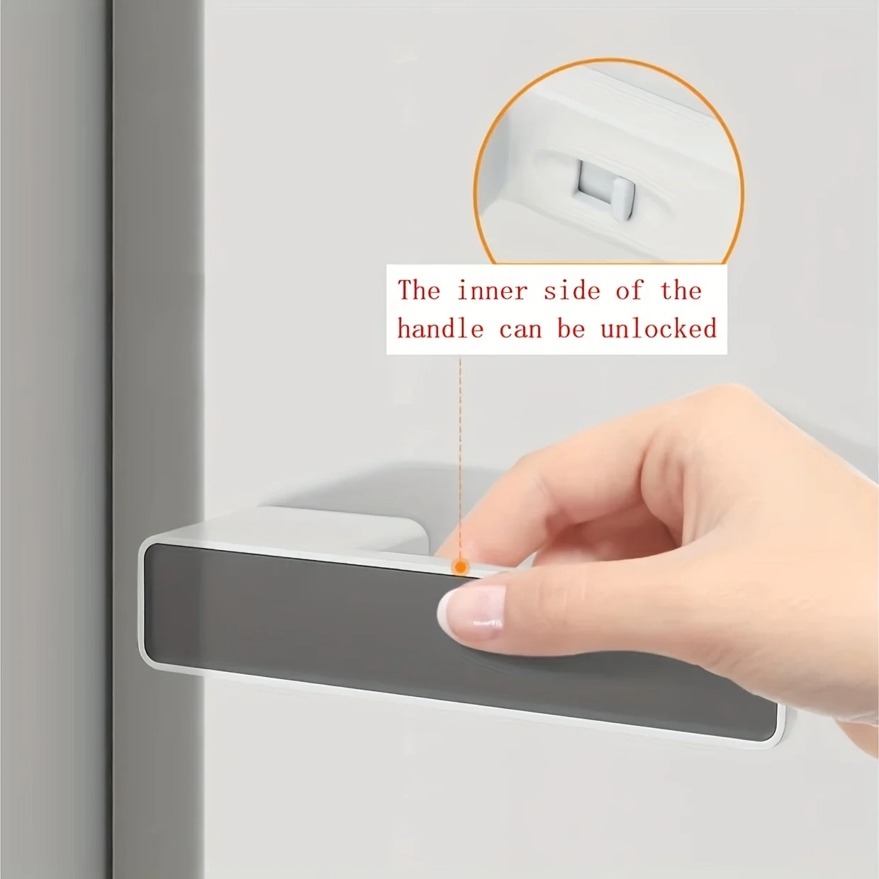 Zinc Alloy Door Handle Lock Exquisite Elegant Bedroom Handle Knob Minimalist Silent Interior Door Mute Lock Set Door Hardware