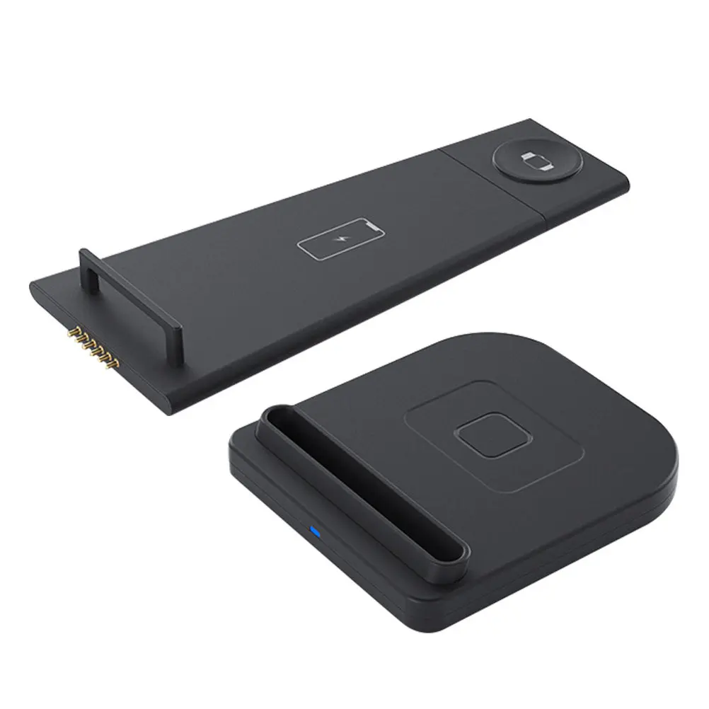 

1Pcs 3 in 1 Wireless Charger Detachable Compact Phone Holder Charging Bracket Multipurpose Phone Watch Earphone Charging Device