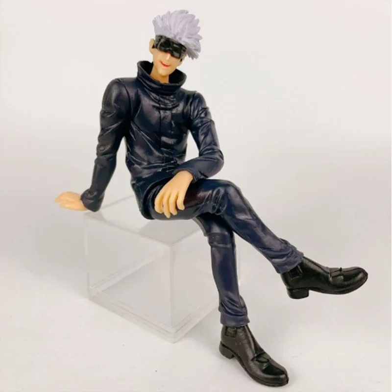 Anime JJK figure Gojo Satoru Fushiguro Toji model sitting pose action figure Computer desk decora car accessorie collection gift