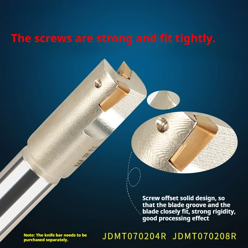 ESE Milling Cutter Bar Inserts JDMT0702 CNC Milling Inserts R0.4 Hard Alloy Milling Insert R2.5