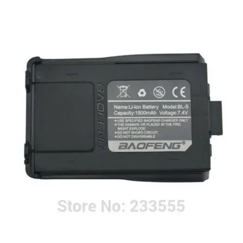 

Original BaoFeng Pofung BL-5 1800mAh 7.4V Li-ion Battery for Walkie Talkie BF-E500S