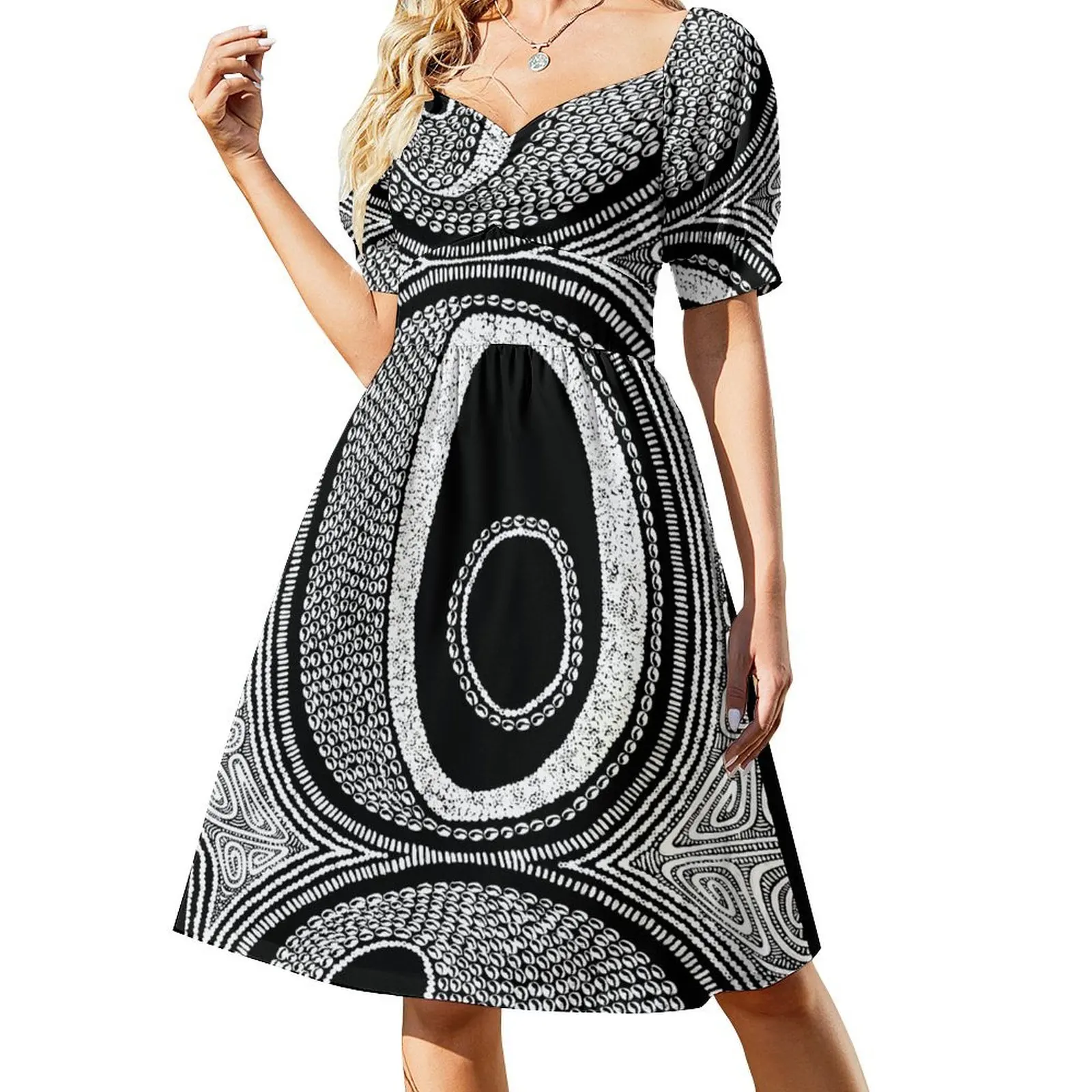 

#546.1 - Daily Devotion - Artist Nathalie Le Riche Short Sleeved Dress dresses for women cute dress Dress