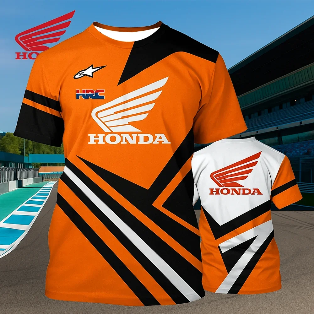 

Honda Mens Motorcycle Riding Jersey Breathable Quick Dry Mesh Tshirt Summer City Cycling Motorcycling Oversized Tee Shirt