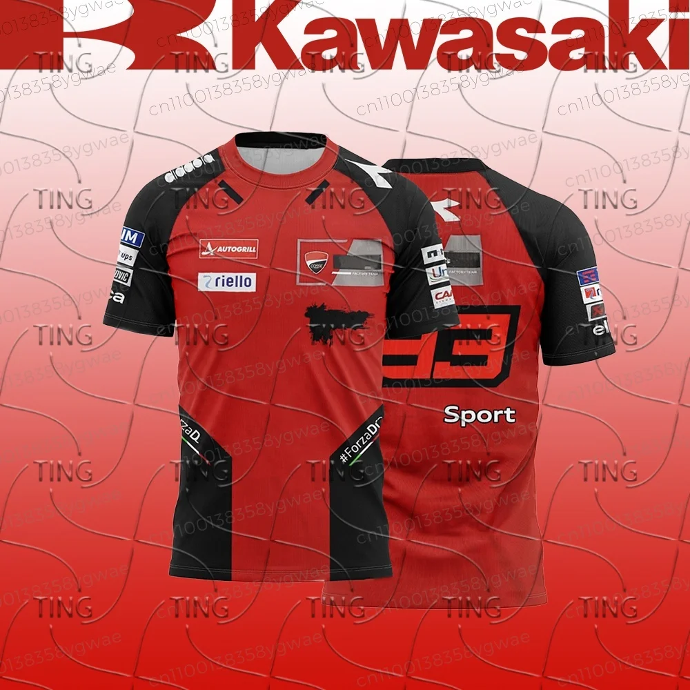 2025 رائجة البيع دراجة نارية متسابق ماركيز 93 تي شيرت الرياضة في الهواء الطلق بدلة سباق 2025 جديد سريع التجفيف المتضخم الصيف قصيرة الأكمام #1