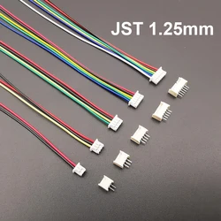 10Sets Mini Micro JST 1.25mm 2/3/4/5/6/7/8 Pin Male Female Plug and Socket Wire Cable Connector 100mm 150mm