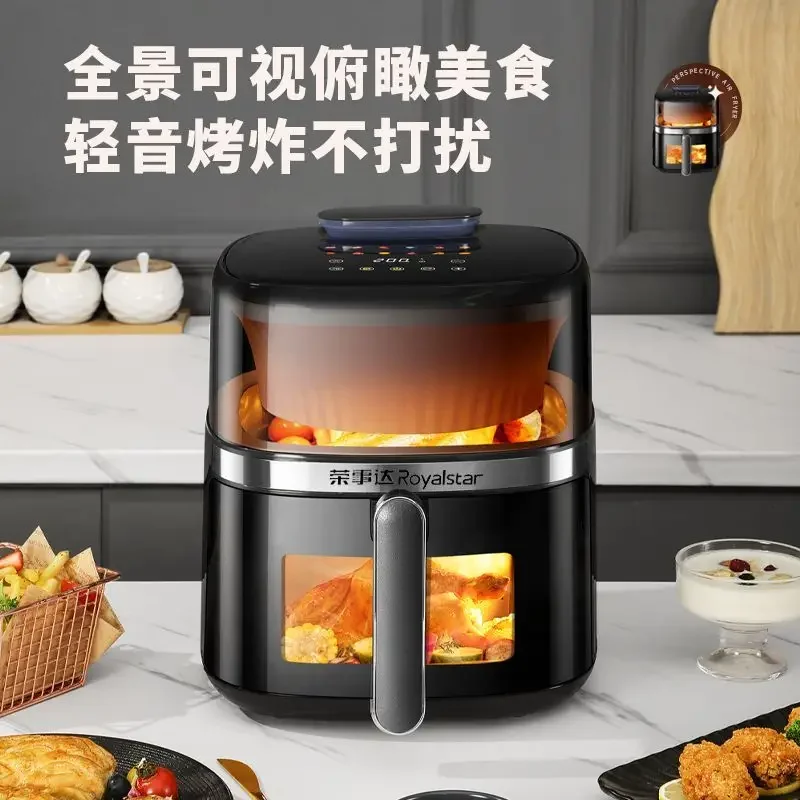 مقلاة هوائية منزلية بدون خبز بخاري قابل للطي، متعددة الوظائف، سعة كبيرة، خبز بخاري الكل في واحد، مقلاة كهربائية جديدة