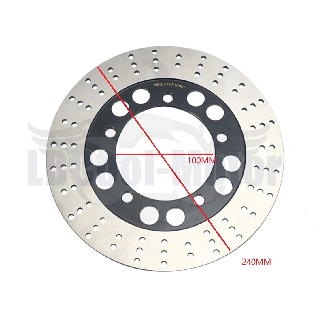 

Rear Brake Disc Rotor for KAWASAKI ZR400E ZRX400 1994-2008 1995 1996 1997 1998 1999 2000 2001 Brake Rotor 41080-0026-CL 240mm